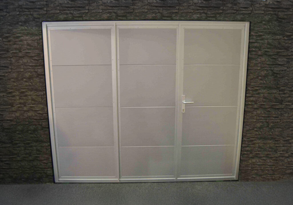 nyílókapu asszimetrikus szárnyosztással mdoor